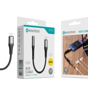 Conversor Lightning to Jack 3.50 NOVOTECK A-024