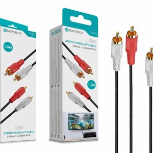 Cabo 1.50M Rca 2 Macho To Rca 2 Macho NOVOTECK A-035