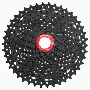 Cassete SUNRACE 12v 10-50 Preto/Vermelho CSMZ91X XD